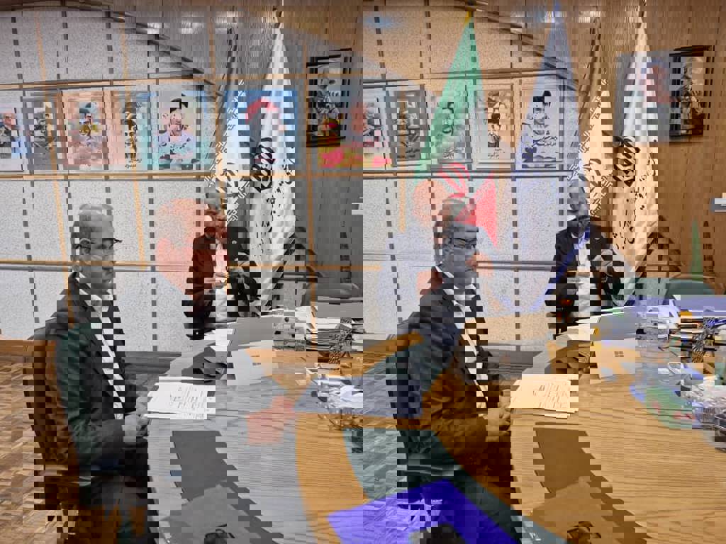 دیدار دهقان ناصرآبادی با رئیس سازمان نوسازی، توسعه و تجهیز مدارس کشور