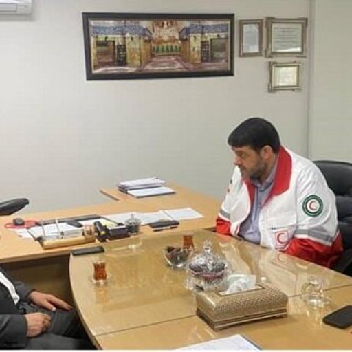 دیدار نماینده مردم شریف شهرستان های کازرون و کوهچنار در مجلس شورای اسلامی با رئیس جمعیت  هلال احمر کشور و پیگیری نیازهای حوزه‌ی انتخابیه