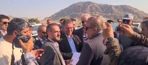 حضور معاونین وزیر جهاد کشاورزی به همراه رییس کمیسیون کشاورزی مجلس شورای اسلامی در فاز ۲ مجتمع دامداری ملای بلوط